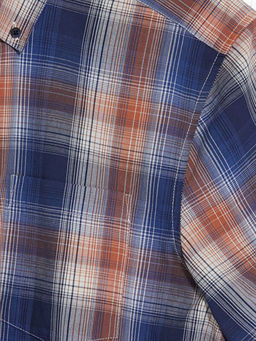 Regular Fit Ekose Poplin Erkek G?mlek