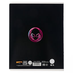 Цена за 20 шт. Тетрадь в линейку 18 листов, 5 видов МИКС, обложка мелованный картон, Человек-паук - Marvel фото 10