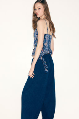 Top de volantes con tirantes finos - H&m фото 6