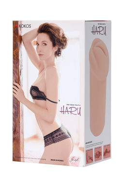 Мастурбатор реалистичный KOKOS Haru, TPR, телесный, 16 см  фото 7