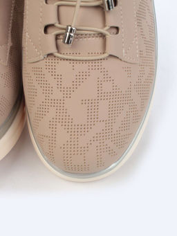 05-PDL206-1 BEIGE/BROWN Кроссовки женские (натуральная кожа) - Фабричный китай фото 10