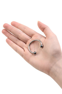 Эрекционное кольцо на пенис Metal by TOYFA, металл, серебряный, 3 см