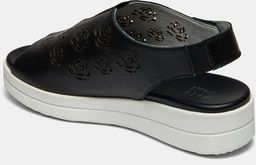 Сандалии Ralf Ringer Ula из натуральной кожи на платформе черные  фото 7