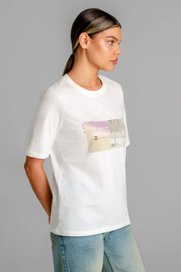 Арт. 31109 Футболка женская 44-52 (5 шт) Цвет:молочный - Калинка фото 6