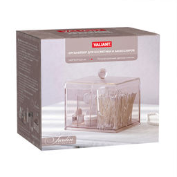 Органайзер для косметики и аксессуаров, 14,8*10,9*12,8 см, JARDIN, шт - Valiant фото 7