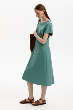 ЕВТ 5084/малахитовый зеленый платье жен