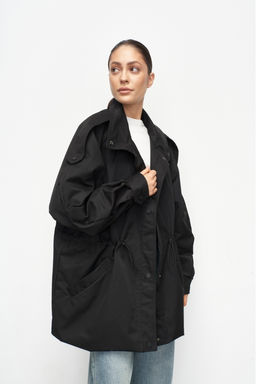 Куртка-реглан на кулиске Black - Erist store фото 3