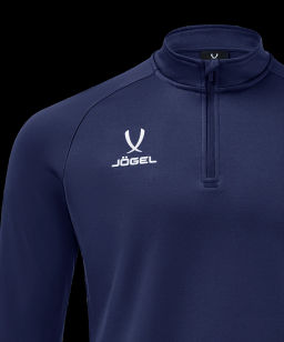 Джемпер тренировочный JOGEL PREMIER PerFormDRY Training 1/4 Zip Fleece Top, темно-синий  фото 4