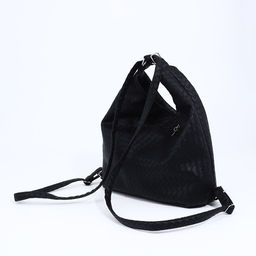 Сумка женская мешок на молнии, цвет чёрный - Simaland фото 5