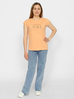 CRB wear/CSSW 60263-47 Футболка женская,персиковый/Ex.Cherubino  фото 3