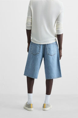 BAGGY FIT DENIM BERMUDA SHORTS - Zara фото 21