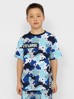 CRB wear / CSJB 63562-43-374 Футболка для мальчика,голубой/Ex.Cherubino