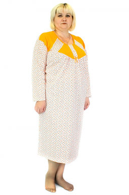 Арт. 2532 Ночная сорочка с дл. рукавом Цвет:ассорти - Калинка фото 3