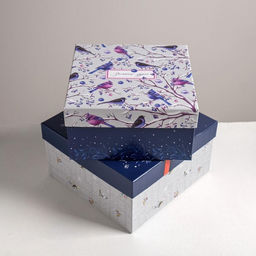 Набор подарочных коробок 6 в 1 Новогодний, 10.2 х 10.2 х 6 см - 20 х 20 х 11 см - Дарите счастье фото 9