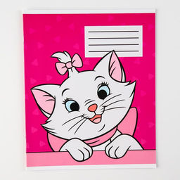 Цена за 10 шт. Тетрадь в клетку 12 листов, 5 видов МИКС, обложка мелованный картон, Коты Аристократы