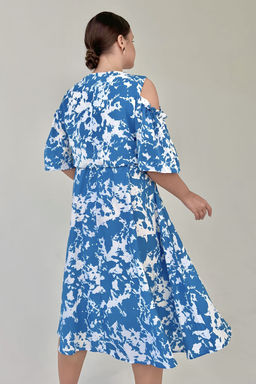 Платье Luxury Moda 1379 голубой