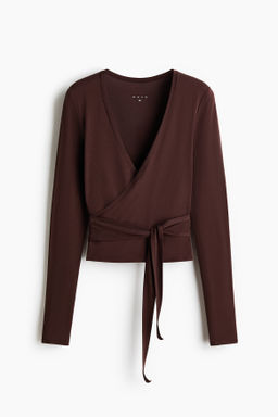 Top de deporte cruzado en modal - H&m фото 6