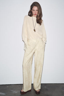 ZW COLLECTION TROUSERS WITH DARTS - Zara фото 4
