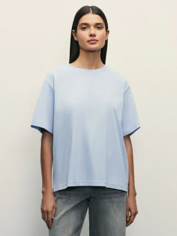 Футболка свободного кроя с принтом / Zarina  фото 5