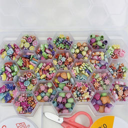 Набор для рукоделия , ХИТ 2023 ,плетение браслетов,украшений,оформление одежды 20x20x2см - Family фото 3