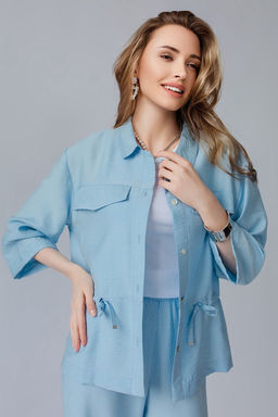 Блузка 4409/03/Голубой - Rise фото 2