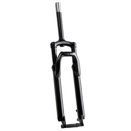 Вилка амортизационная 27,5" стальная, ход 60мм, под диск. торм. шток 1-1/8 210мм, прямой шток, черная