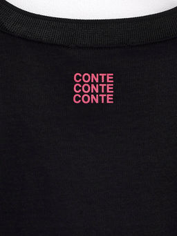 CONTE LD 2715 Укороченная футболка из хлопка с рисунком black-heart - Conte elegant фото 4