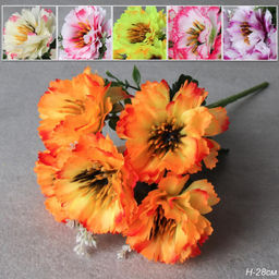 Цена за 12 шт. Цветок искусственный / XY20127-5 /уп 12/240/600/ микс ВЫПИСЫВАТЬ по 12 штук