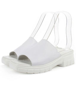 08-PEXL131-1 WHITE Босоножки женские (натуральная кожа)