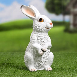 Садовая фигура из полистоуна Зайка, 21?9?12 см