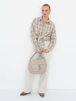 Сумка 1211M beige Polina&Eiterou