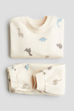 Conjunto estampado de 2 piezas en tejido sudadera - H&m фото 2