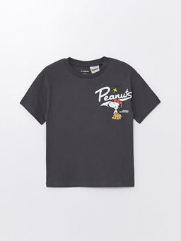 Bisiklet Yaka Peanuts Bask?l? Erkek Bebek Ti??rt