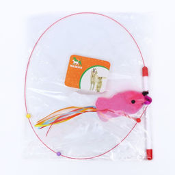 Дразнилка-удочка Рыбка, со стальной проволокой, 110 см - Пижон фото 4