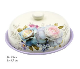 Блюдо для блинов "Сиреневый букет", арт. НС604-Р85, НС620-Р85 (64575)