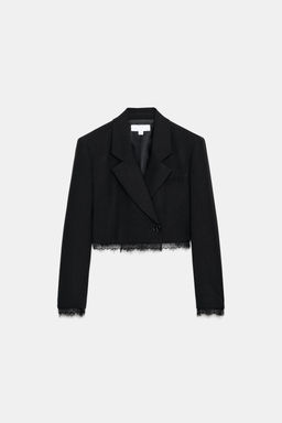SHORT LACE BLAZER - Zara фото 14