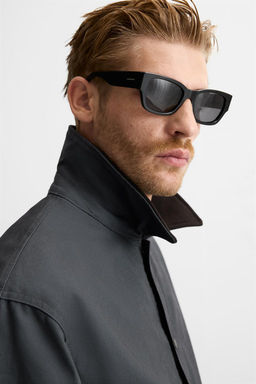 CONTRAST COLLAR CROPPED FIT JACKET - Zara фото 6