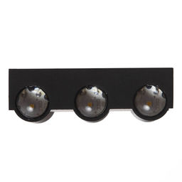 Бра BayerLux «Бисо», 6хLED, 6 Вт, 4000К, IP66, чёрный, 14×4.5×8 см