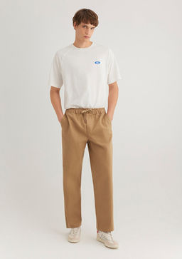 Beli Bagc?kl? Bej Pantolon - Mavi фото 2