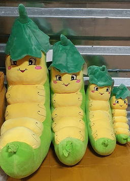 Мягкая игрушка Гусеница с листом 90 см - Storyland фото 6