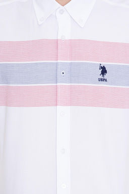 Мужская красная рубашка с длинным рукавом - U.s. polo assn фото 6