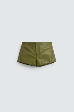 LEATHER SHORTS HARRY LAMBERT FOR ZARA X DISNEY  фото 2