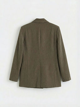 Kruvaze Yaka Kad?n Blazer Ceket