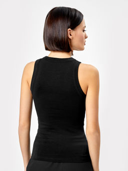 Топ женский Mark Formelle 302842 черный хлопок с эластаном  фото 3
