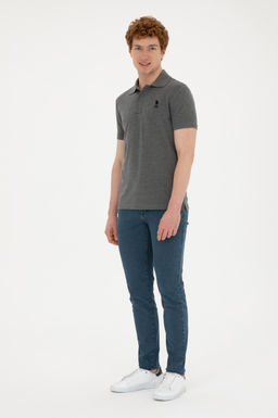 Мужская базовая футболка антрацитового меланжа Неожиданная скидка в корзине - U.s. polo assn фото 11