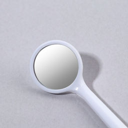 Цена за 4 шт. Зеркало для наращивания ресниц, d зеркальной поверхности 1.9 см, белое