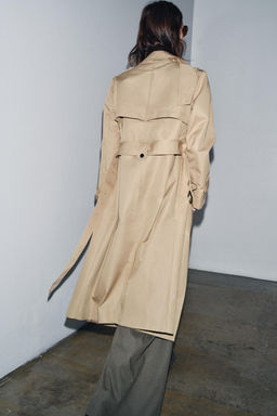 WATER REPELLENT DOUBLE-BREASTED TRENCH COAT ZW COLLECTION - Zara фото 4