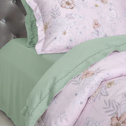Постельное белье Фания (тенсель) Евро/Пододеяльник (молния, ушки): 1 шт.- 220*200; Простыня: 1 шт.- 260*240; Наволочка (молния, ушки): 2 шт.- 70*70; Наволочка (молния, ушки): 2 шт.- 50*70 Тенсел