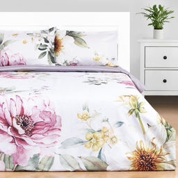 Постельное бельё Этель 2 сп Bloom 175*215 см, 200*217см, 50*70+3см -2 шт, мако-сатин  фото 3