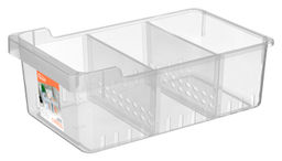 Контейнер для хранения с разделителями "Сайпрес" 8,2л, 225х380х140мм (бесцветный) 221332001/00,,